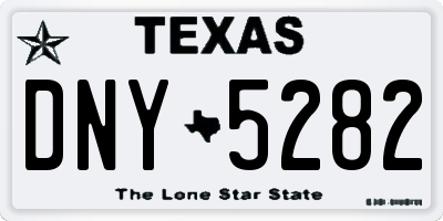 TX license plate DNY5282