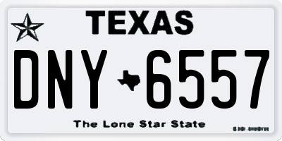 TX license plate DNY6557