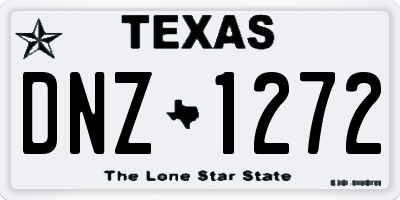 TX license plate DNZ1272