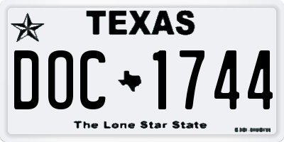TX license plate DOC1744
