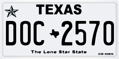 TX license plate DOC2570