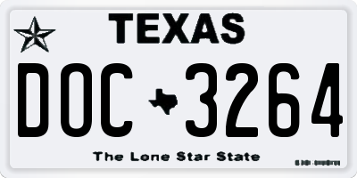 TX license plate DOC3264