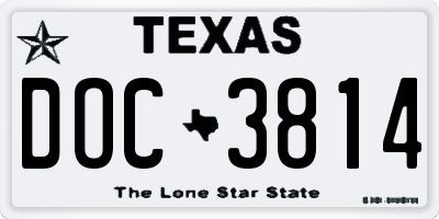 TX license plate DOC3814