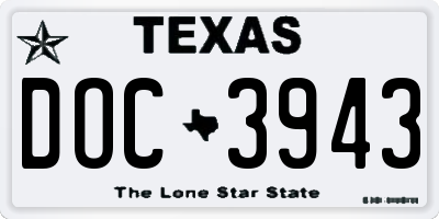 TX license plate DOC3943