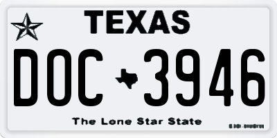 TX license plate DOC3946