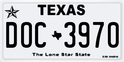 TX license plate DOC3970