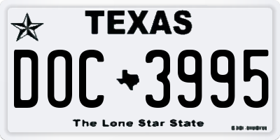 TX license plate DOC3995