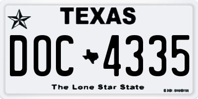 TX license plate DOC4335