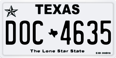 TX license plate DOC4635