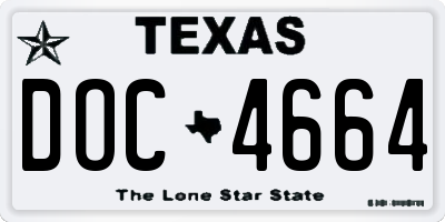 TX license plate DOC4664