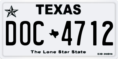 TX license plate DOC4712