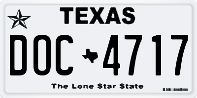 TX license plate DOC4717
