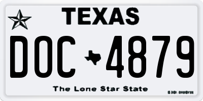TX license plate DOC4879