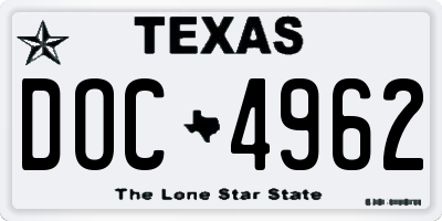 TX license plate DOC4962