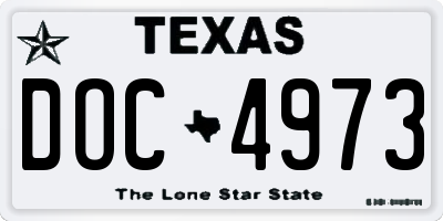 TX license plate DOC4973