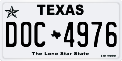 TX license plate DOC4976