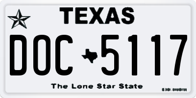 TX license plate DOC5117