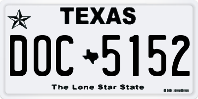 TX license plate DOC5152