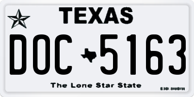 TX license plate DOC5163