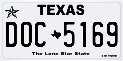 TX license plate DOC5169