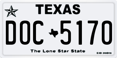 TX license plate DOC5170