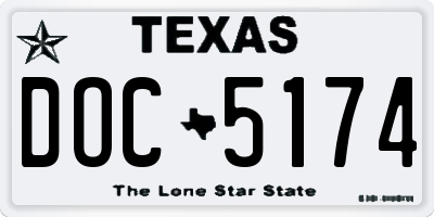 TX license plate DOC5174