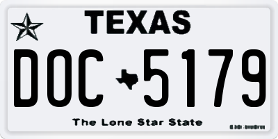 TX license plate DOC5179