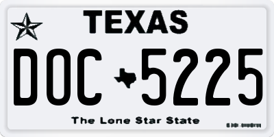 TX license plate DOC5225