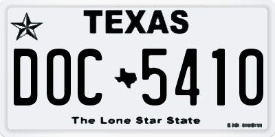 TX license plate DOC5410