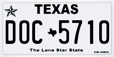 TX license plate DOC5710