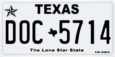 TX license plate DOC5714