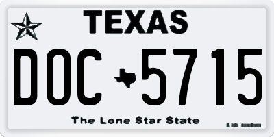 TX license plate DOC5715