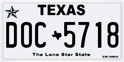 TX license plate DOC5718