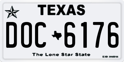 TX license plate DOC6176
