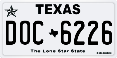 TX license plate DOC6226
