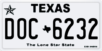 TX license plate DOC6232