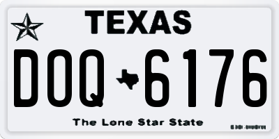 TX license plate DOQ6176
