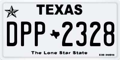 TX license plate DPP2328