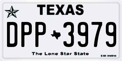 TX license plate DPP3979