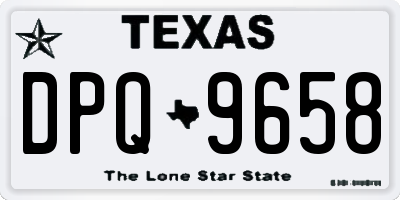 TX license plate DPQ9658