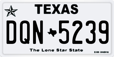 TX license plate DQN5239