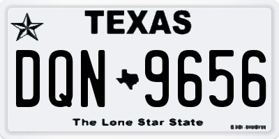 TX license plate DQN9656