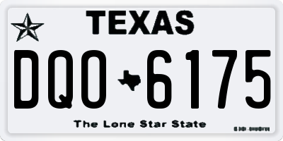 TX license plate DQO6175