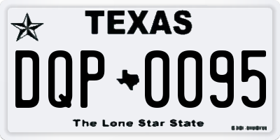 TX license plate DQP0095