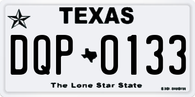 TX license plate DQP0133