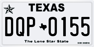 TX license plate DQP0155