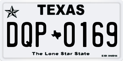 TX license plate DQP0169