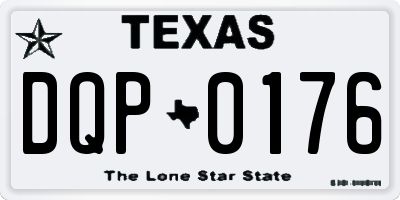 TX license plate DQP0176