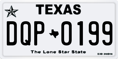 TX license plate DQP0199