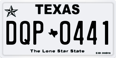 TX license plate DQP0441